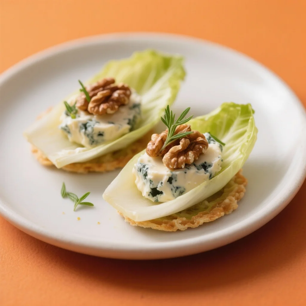 Endive ve Rokfor Kreması