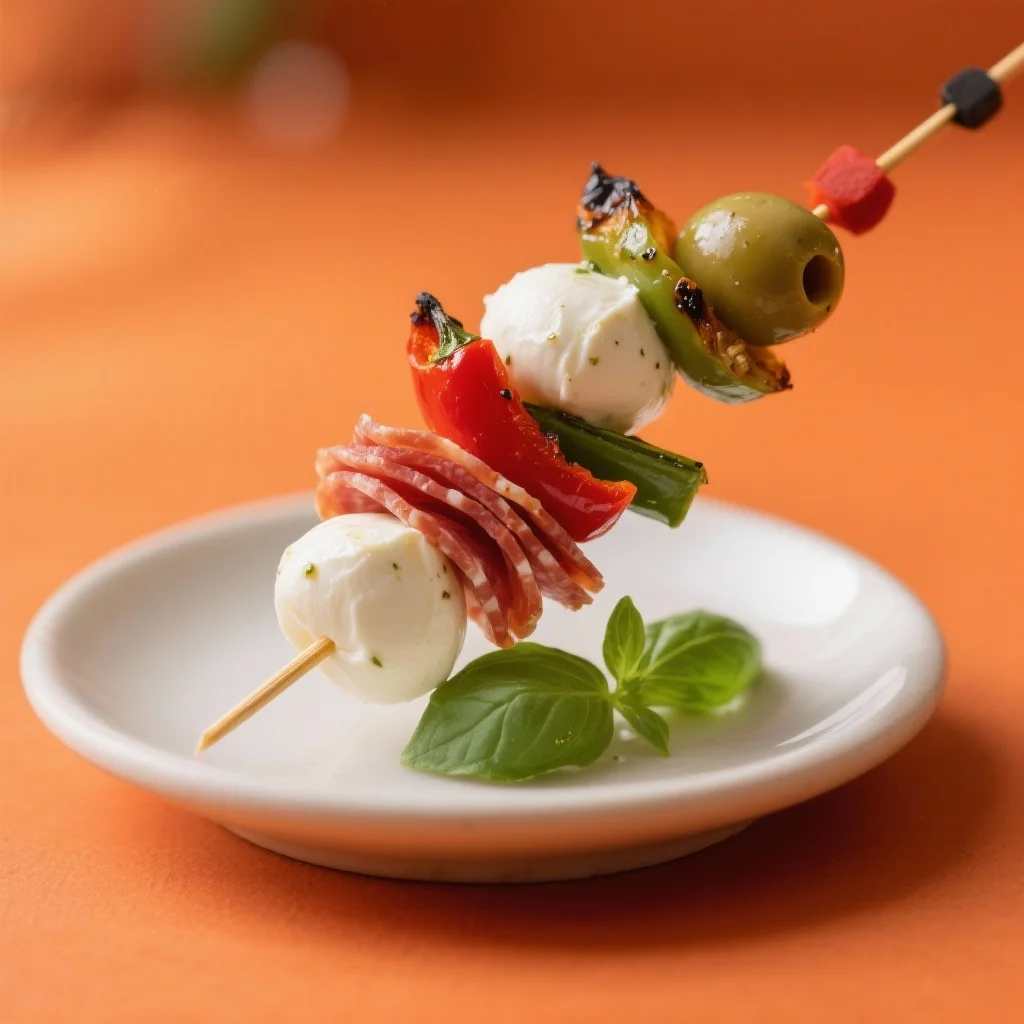 İtalyan Salamlı Mozzarella Topları