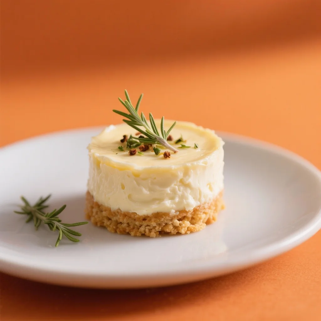 Tuzlu Mini Cheesecake (Kekikli, Shortcake Tabanlı)